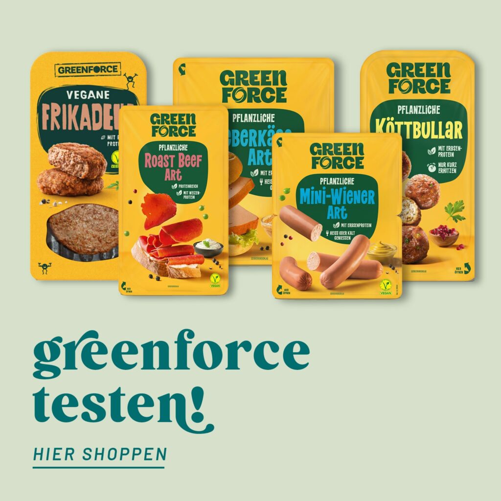 Vegane Hightlights von Greenforce online entdecken