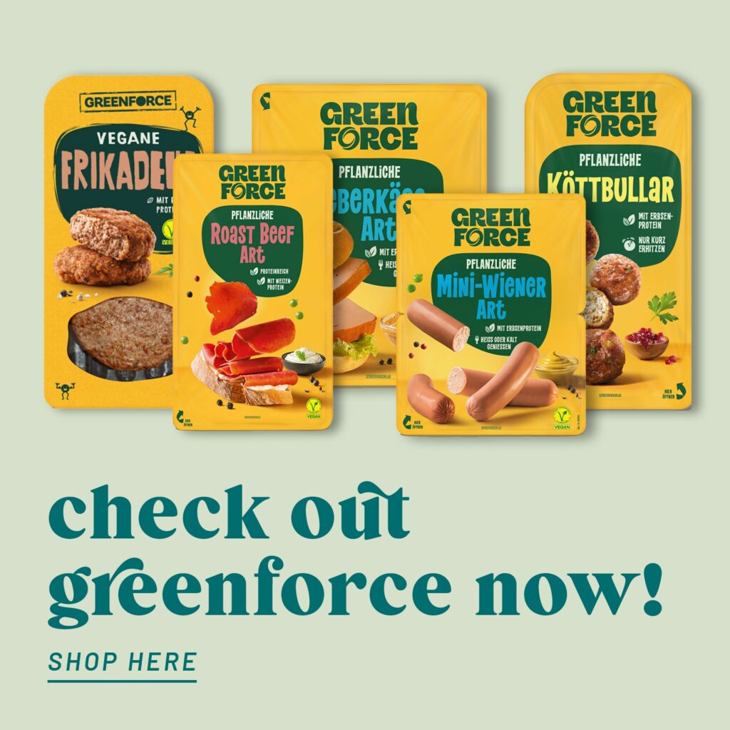 Discover vegan highlights from Greenforce online