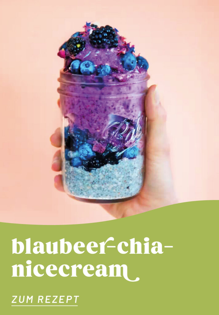 Blaubeer Nicecream