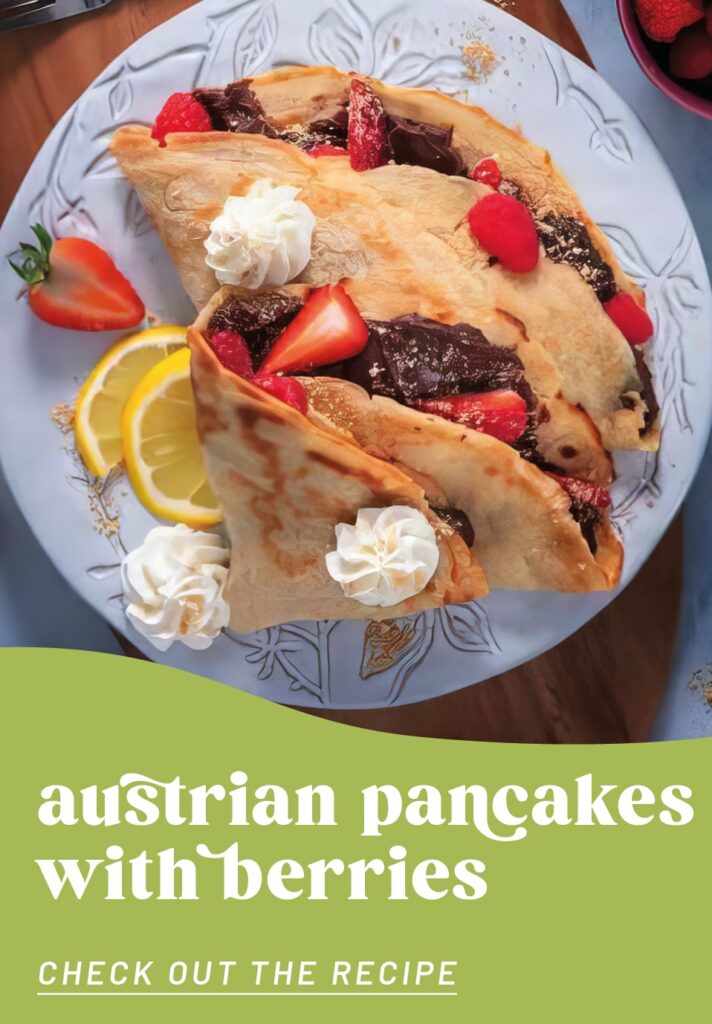 recipe - austrian pancakes with berries